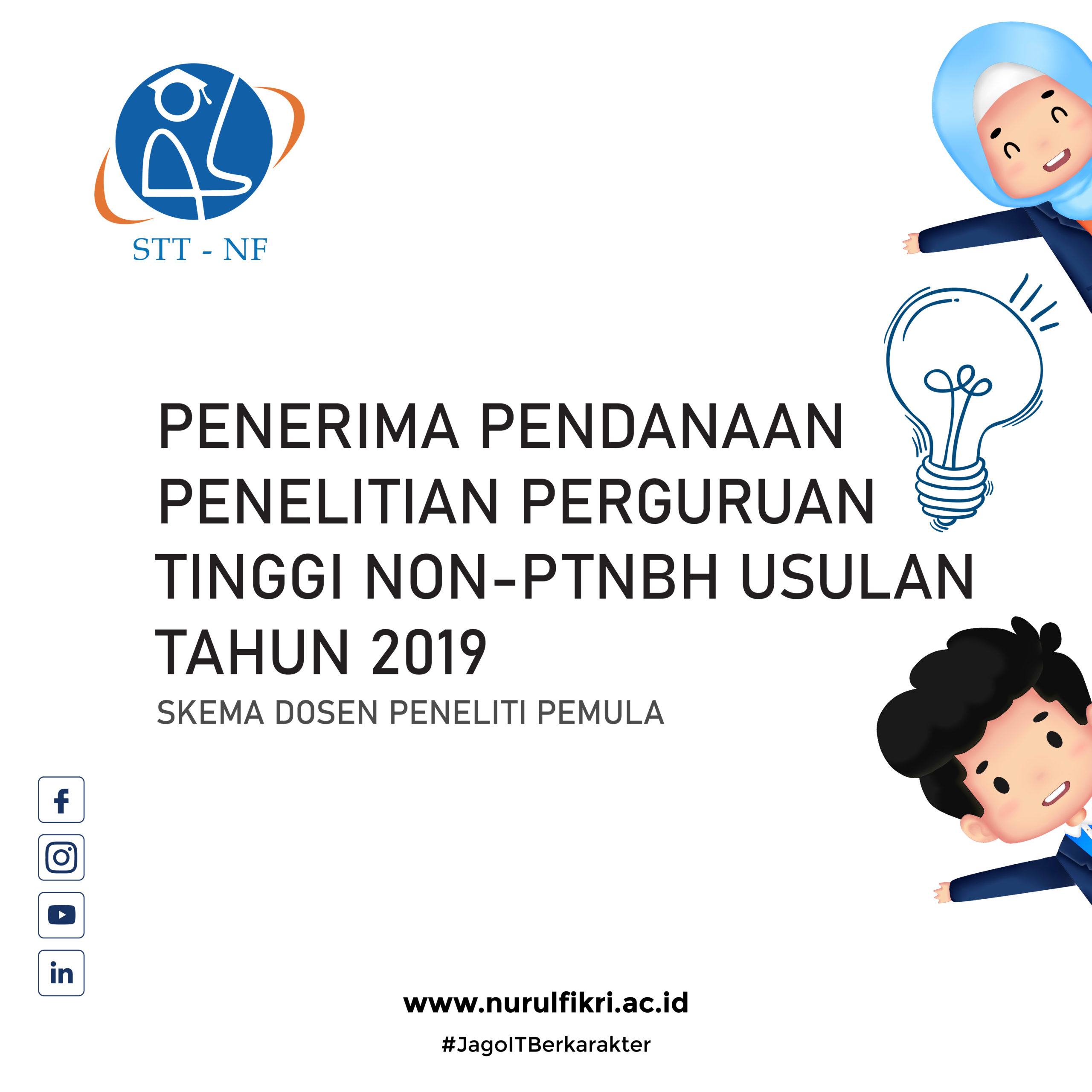 Pendanaan Hibah Penelitian Dosen Pemula dari Kemenristekdikti Tahun Anggaran 2019