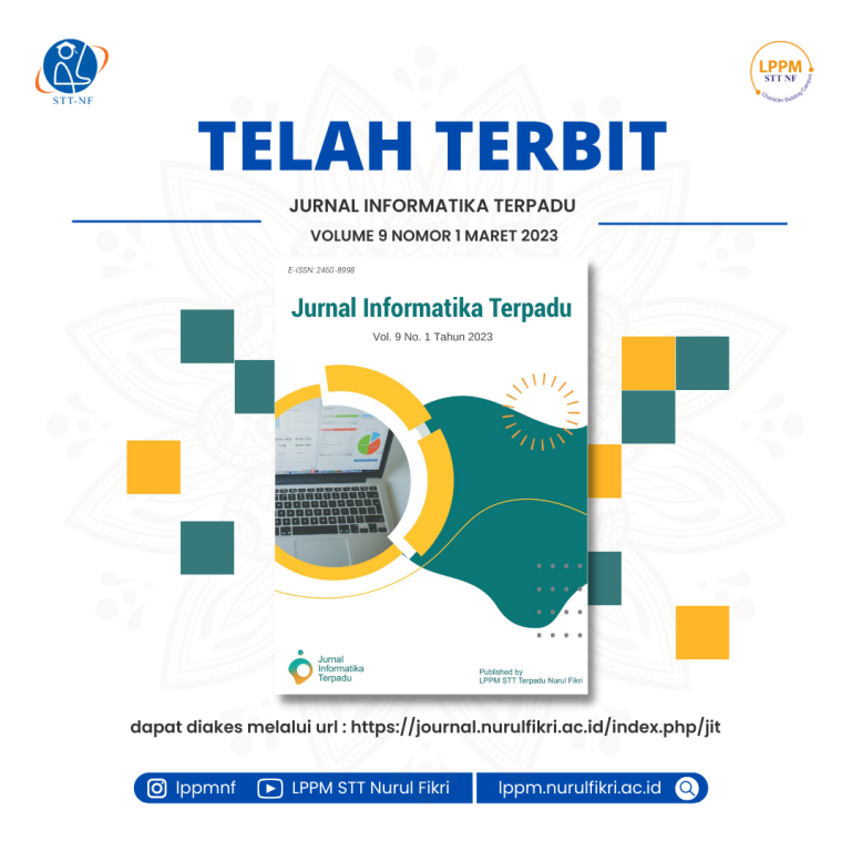 Jurnal Informatika Terpadu Vol 9 No 1 Maret 2023 telah Terbit