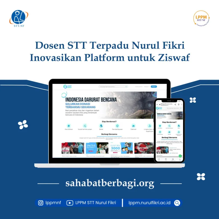 Dosen STT-NF Inovasikan Platform untuk Ziswaf “sahabatberbagi.org”