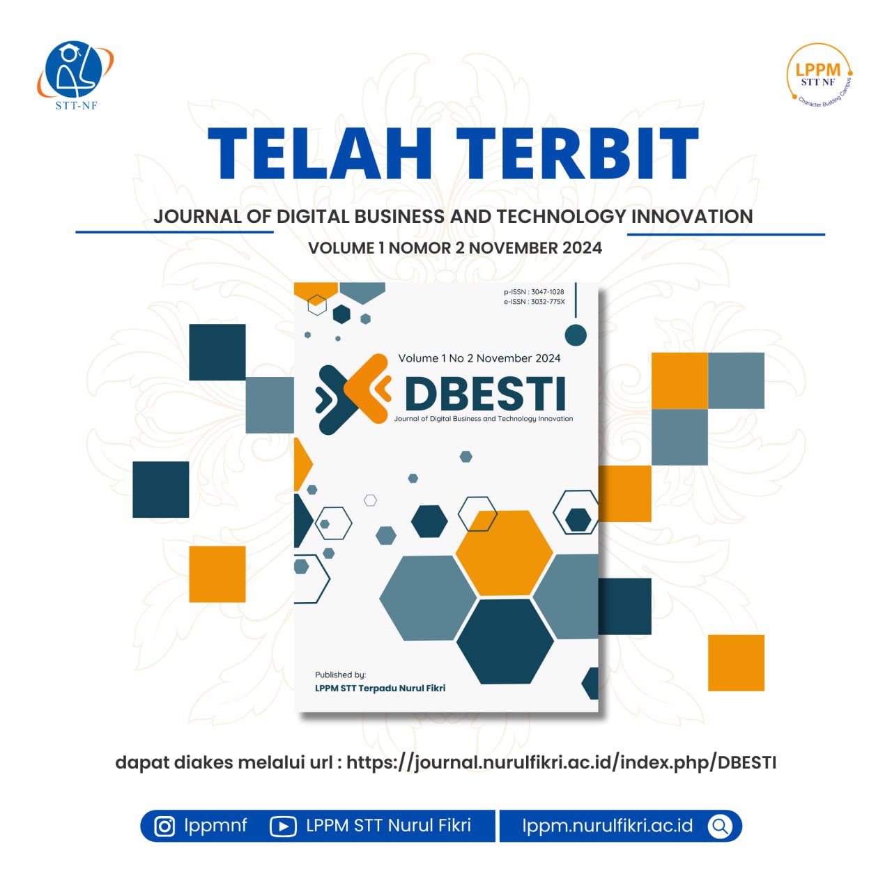 Publikasi Jurnal DBESTI: Journal of Digital Business and Technology Innovation Vol. 1 No. 2, Edisi November 2024