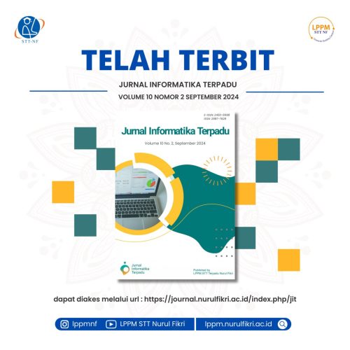 Publikasi Jurnal Informatika Terpadu Vol. 10 No. 2, Edisi September 2024